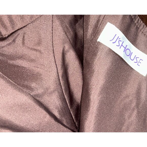 JJs House Satin with Lace Embroidered Sleeveless‎ Dress Size 10 NWT Vampire - Picture 8 of 9